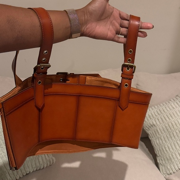 MONSE buckled leather top-Size Large - Picture 4 of 5